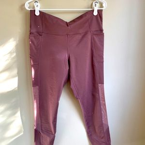 Joylab 7/8 mauve leggings with pockets